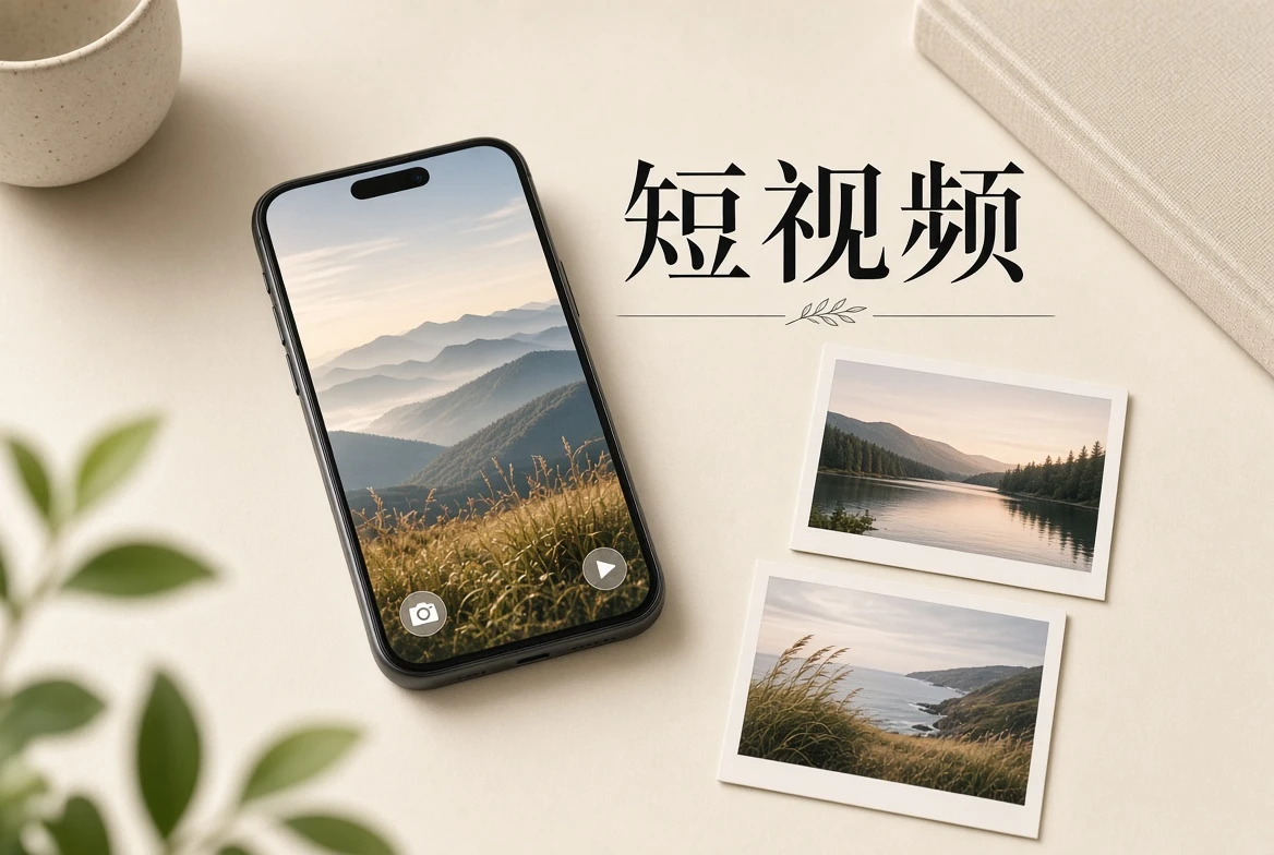 短视频栏目主题画面