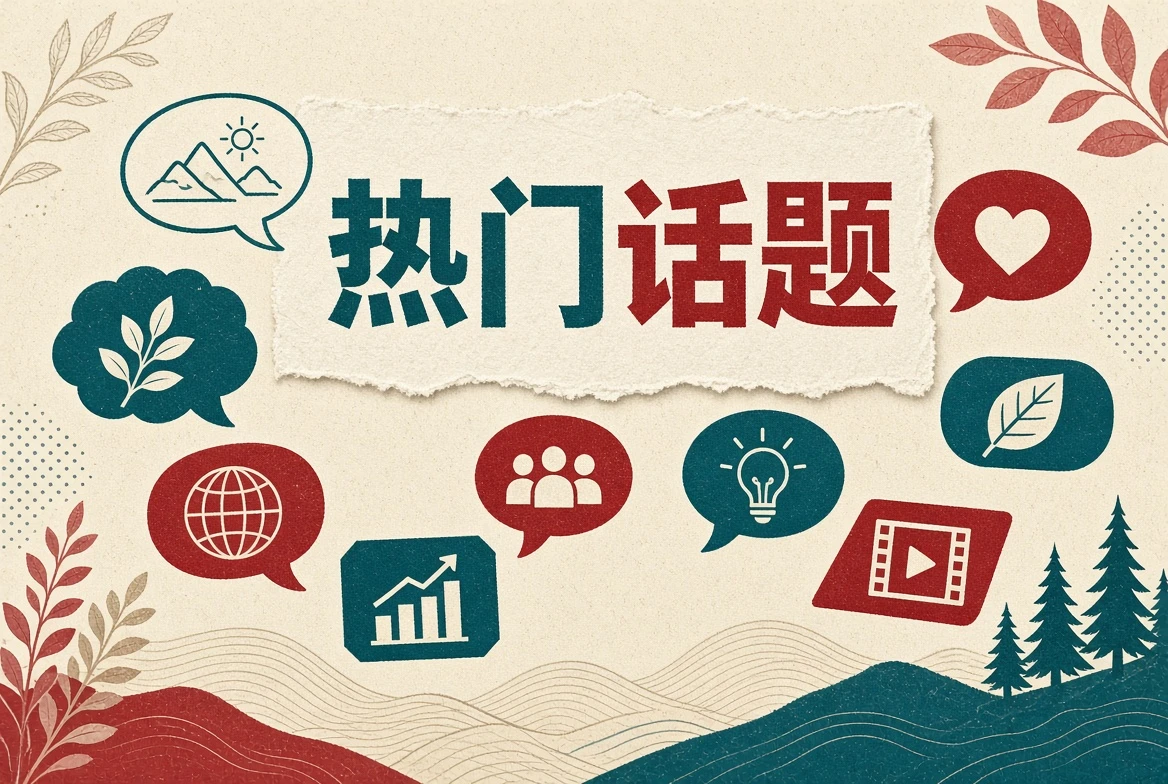 热门话题栏目主题画面